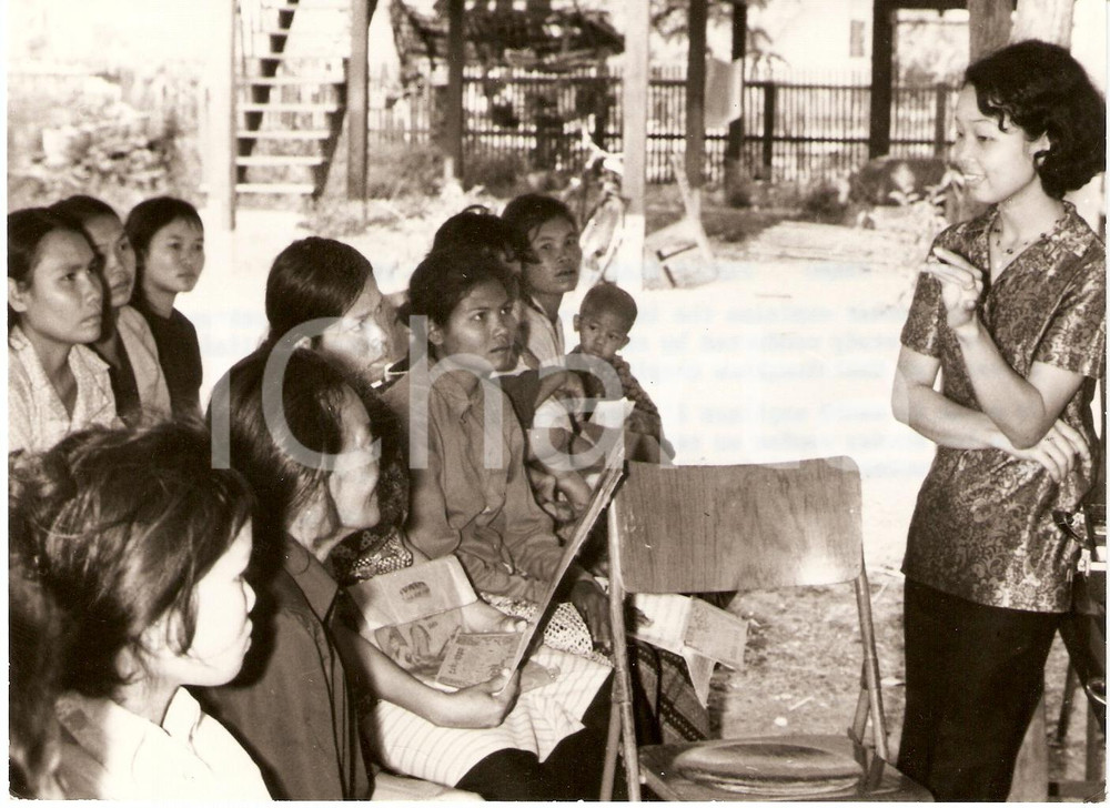 Fotografia d epoca originale 1978 BANGKOK Family planning at CHULALONGKORN Hospital WHO photo 1