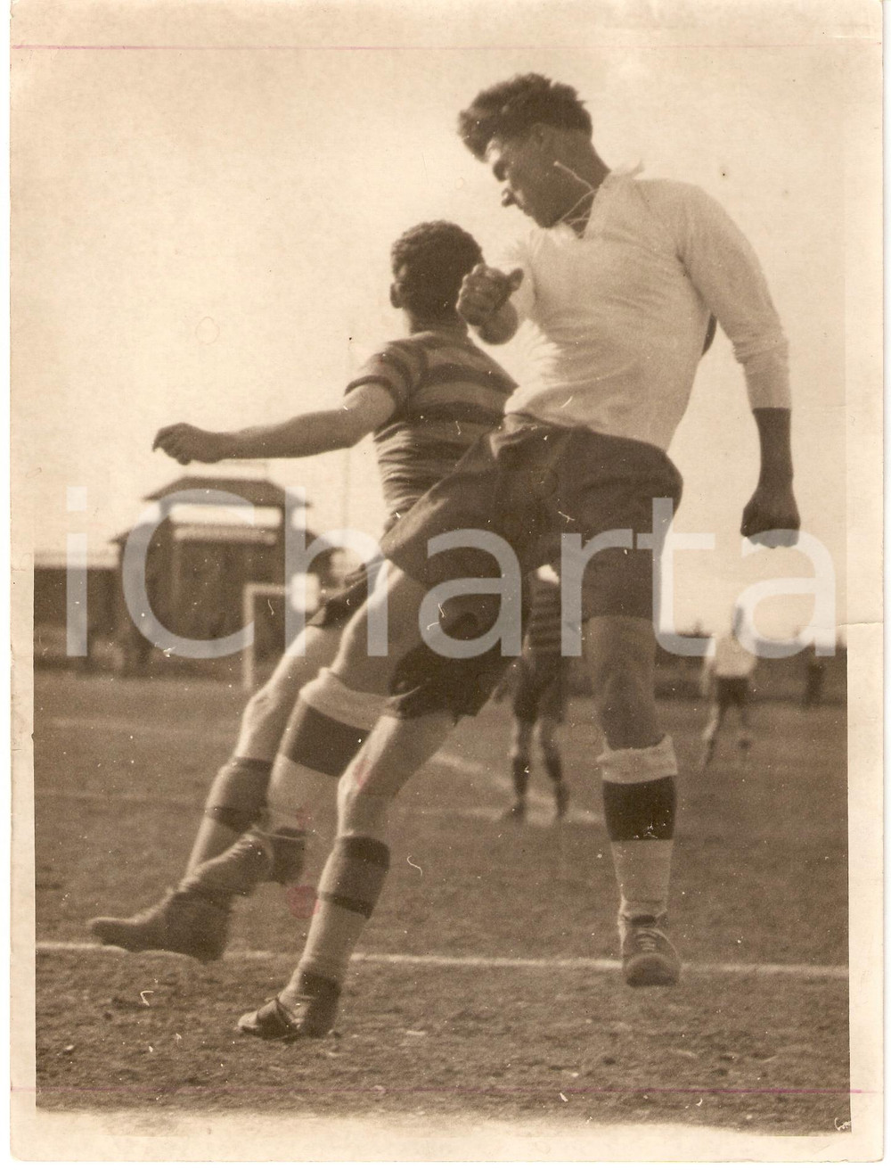 Fotografia d epoca originale 1930 ca SERBIA Calcio Partita SERBIA  YUGOSLAVIA Fotografia 1