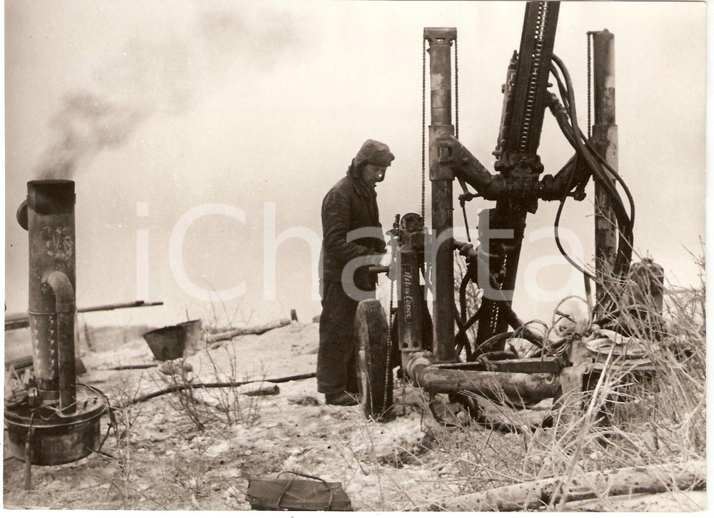 Fotografia d epoca originale 1965 ca CECOSLOVACCHIA Ladislav KUDELKA Men of the rocks Foto di scena 1