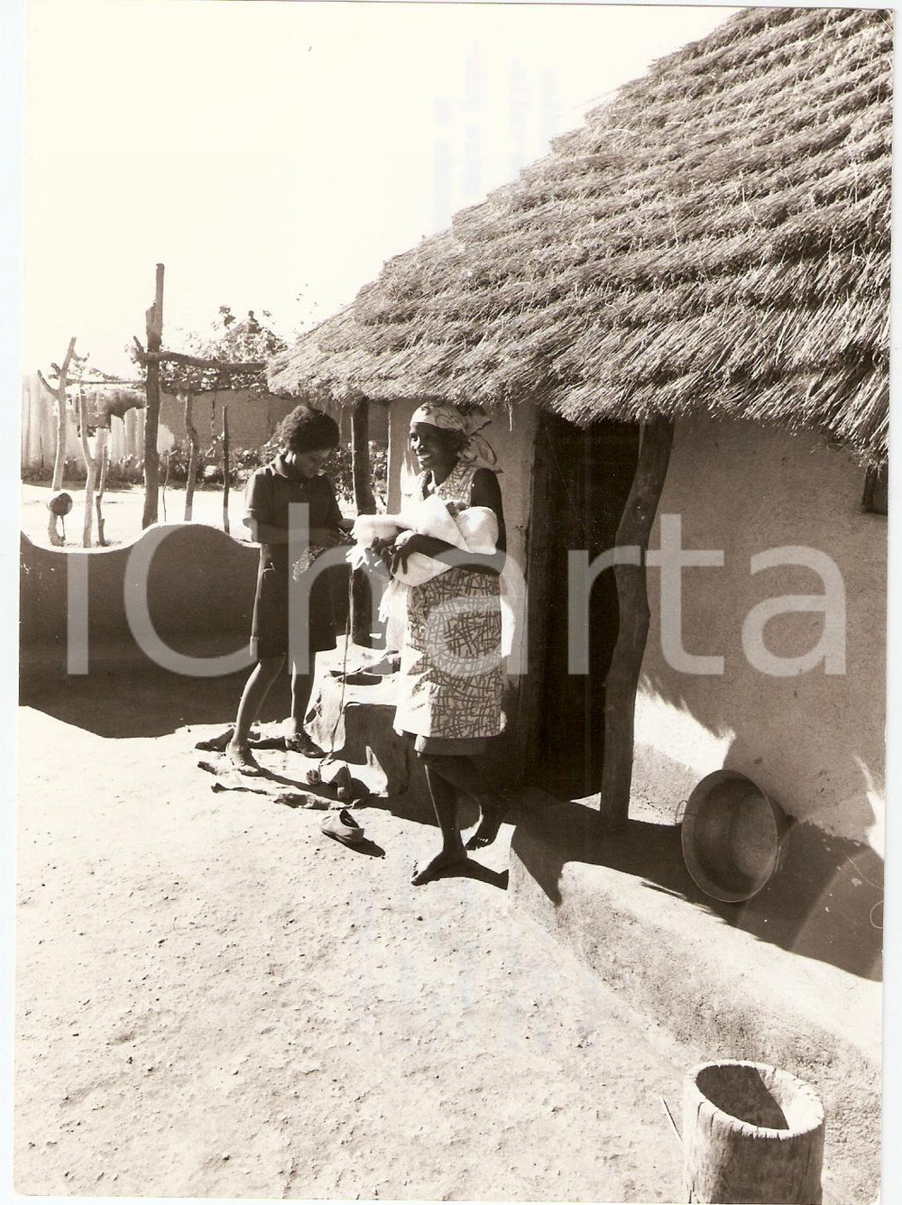 Fotografia d epoca originale 1982 BOTSWANA Nurses in the rural health WHO photo J. Mohr  FAMILY PLANNING 1