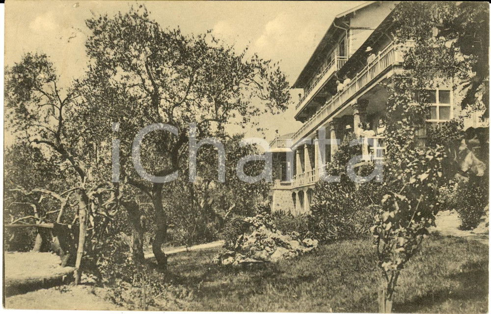 Cartolina originale da collezione 1921 GRASSE F La pensione LES OLIVIERS Cartolina FP VG 1