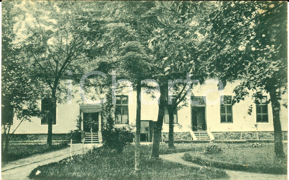 Cartolina originale da collezione 1931 JIMBOLIA ROMANIA L ingresso dell ospedale Cartolina FP VG 1