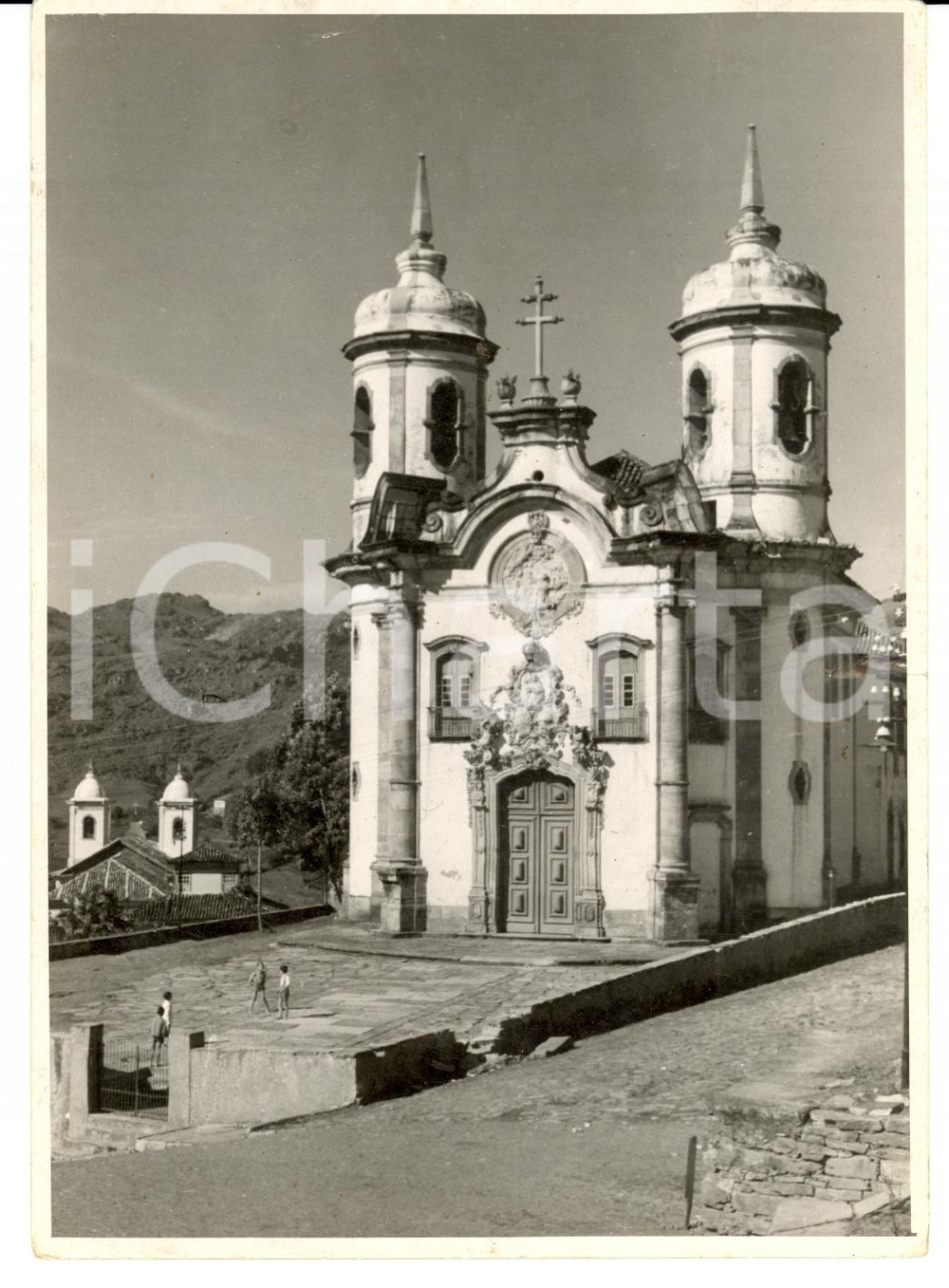Fotografia d epoca originale 1950 OURO PRETO Brazil Igreja de Sao Francisco de Assis  Photo 1