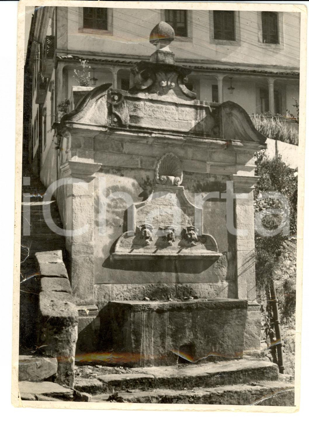 Fotografia d epoca originale 1950 OURO PRETO Brazil Chafariz da GLORIA Photo 1