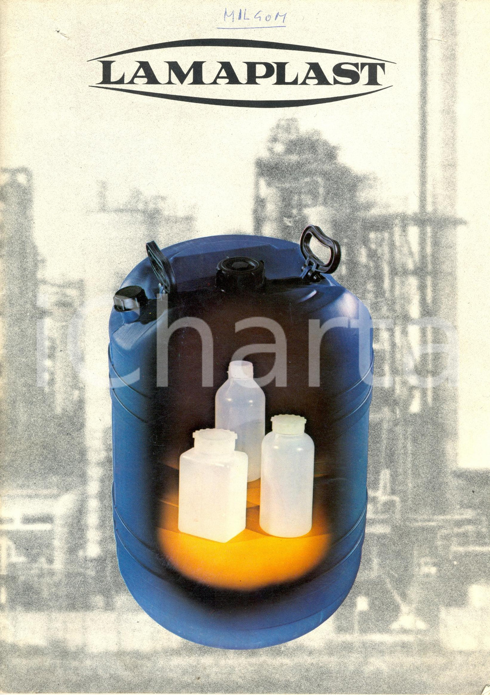 Materiale pubblicitario d’epoca 1970 ca MILANO Contenitori in plastica LAMAPLAST Catalogo ILLUSTRATO 1