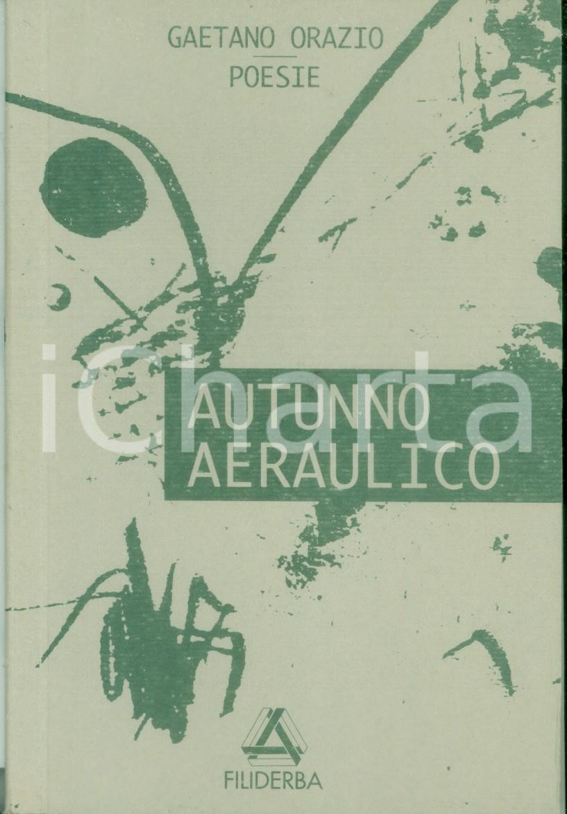 Libro, pubblicazione d epoca 1997 Gaetano ORAZIO Poesie Autunno aeraulico Prefazione Erri DE LUCA 1 1