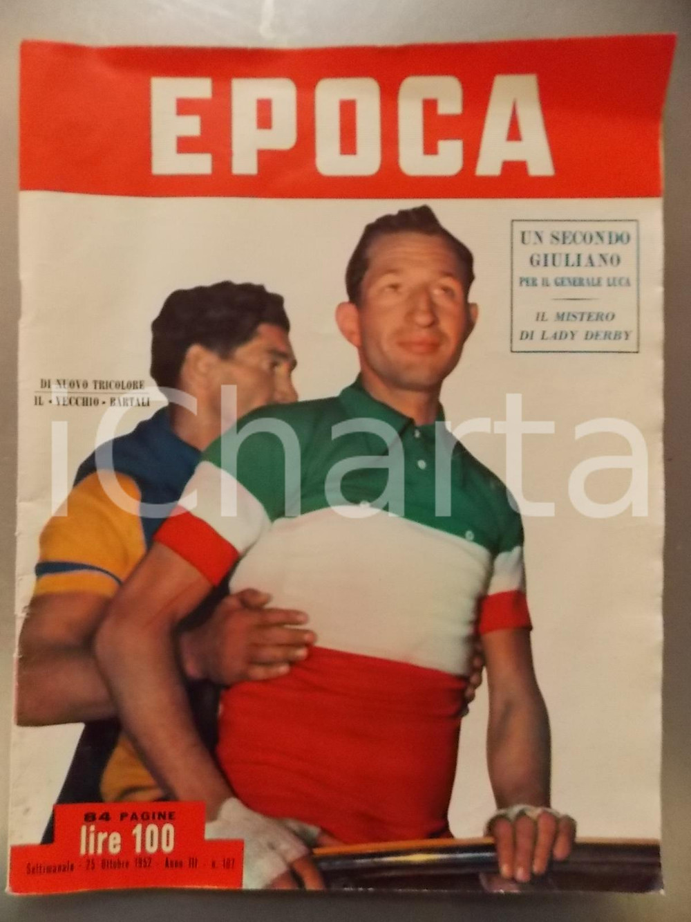 Giornale, rivista storica 1952 EPOCA Congedo illimitato per i marescialli di HITLER Giornale DANNEGGIATO 1