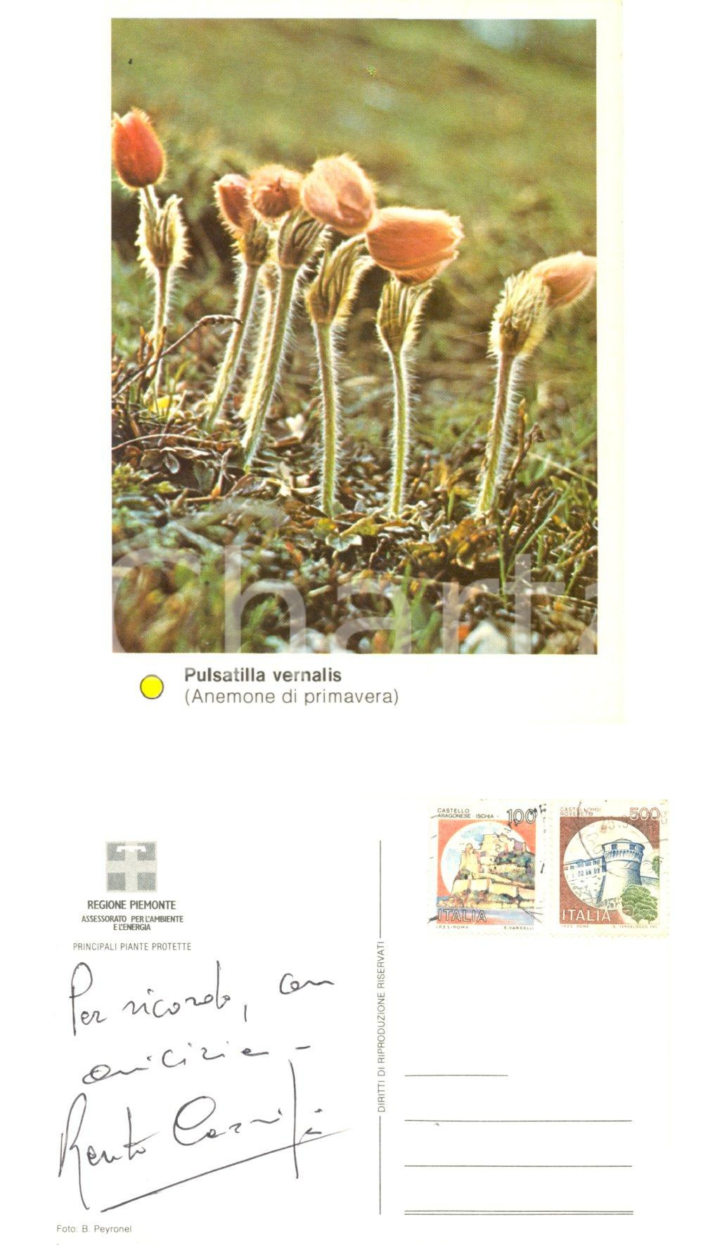 Autografo originale 1965 ca LIRICA Autografo del tenore Renato CAZZANIGA Cartolina postale 1