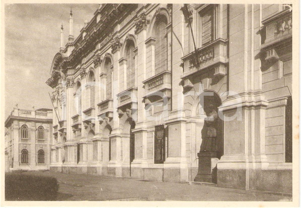 Cartolina originale da collezione 1945 ca POLITECNICO DI MILANO Scorcio panoramico Edificio frontale Cartolina FG 1