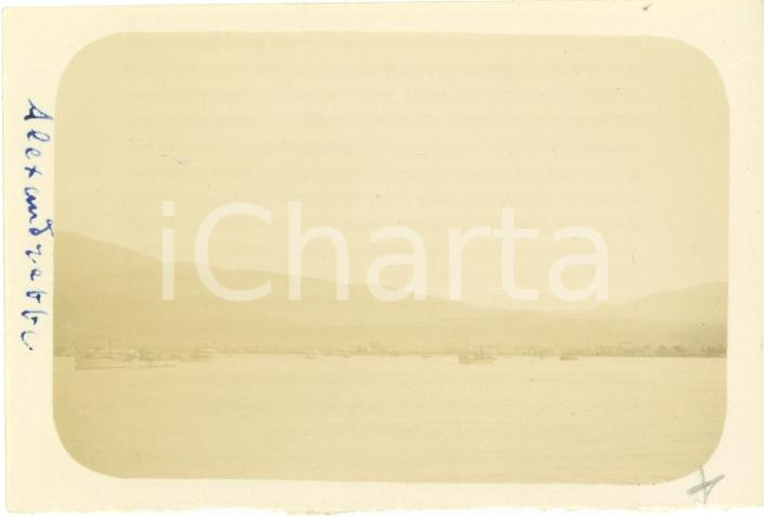 Fotografia d epoca originale 1920 ALEPPO SIRIA Veduta generale del porto Foto vintage ORIENTE 9 x 6 cm 1