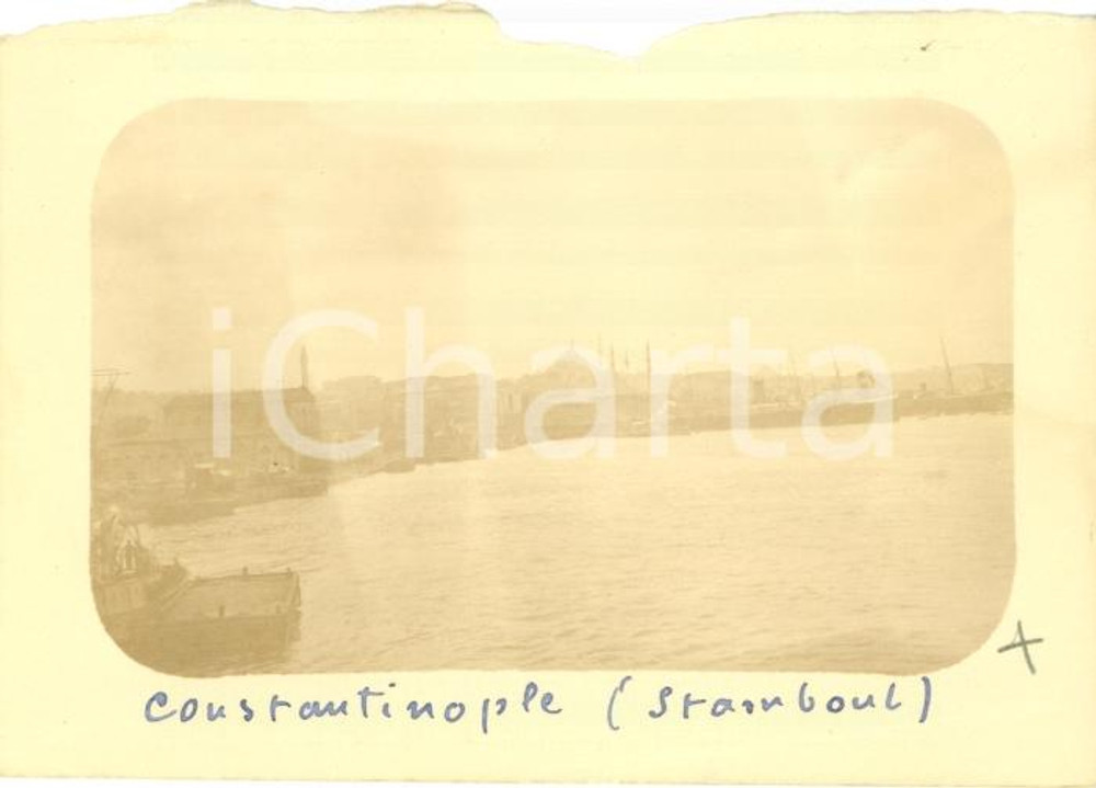 Fotografia d epoca originale 1920 ISTANBUL TURCHIA Veduta di STAMBOUL Foto vintage ORIENTE 9 x 6 cm 1