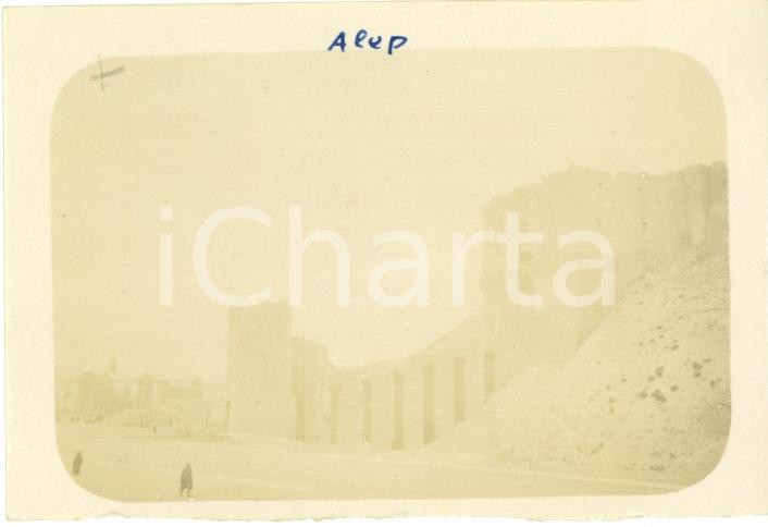 Fotografia d epoca originale 1920 ALEPPO SIRIA Ingresso cittadella Foto vintage ORIENTE 9 x 6 cm 1