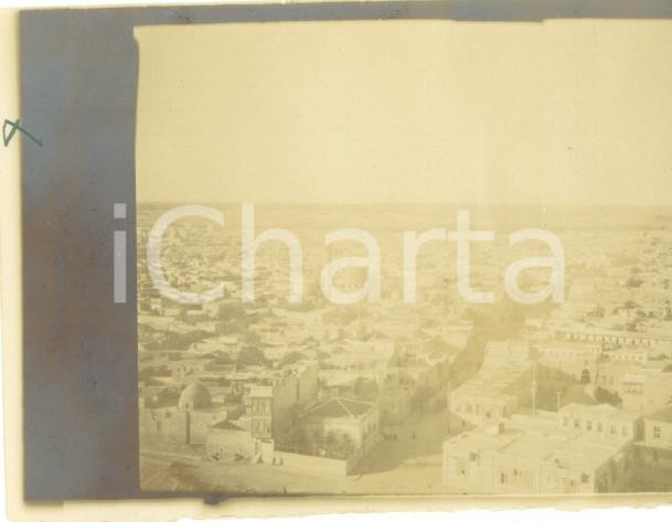 Fotografia d epoca originale 1920 ALEPPO SIRIA Panorama dalla cittadella Foto vintage ORIENTE 9 x 6 cm 1