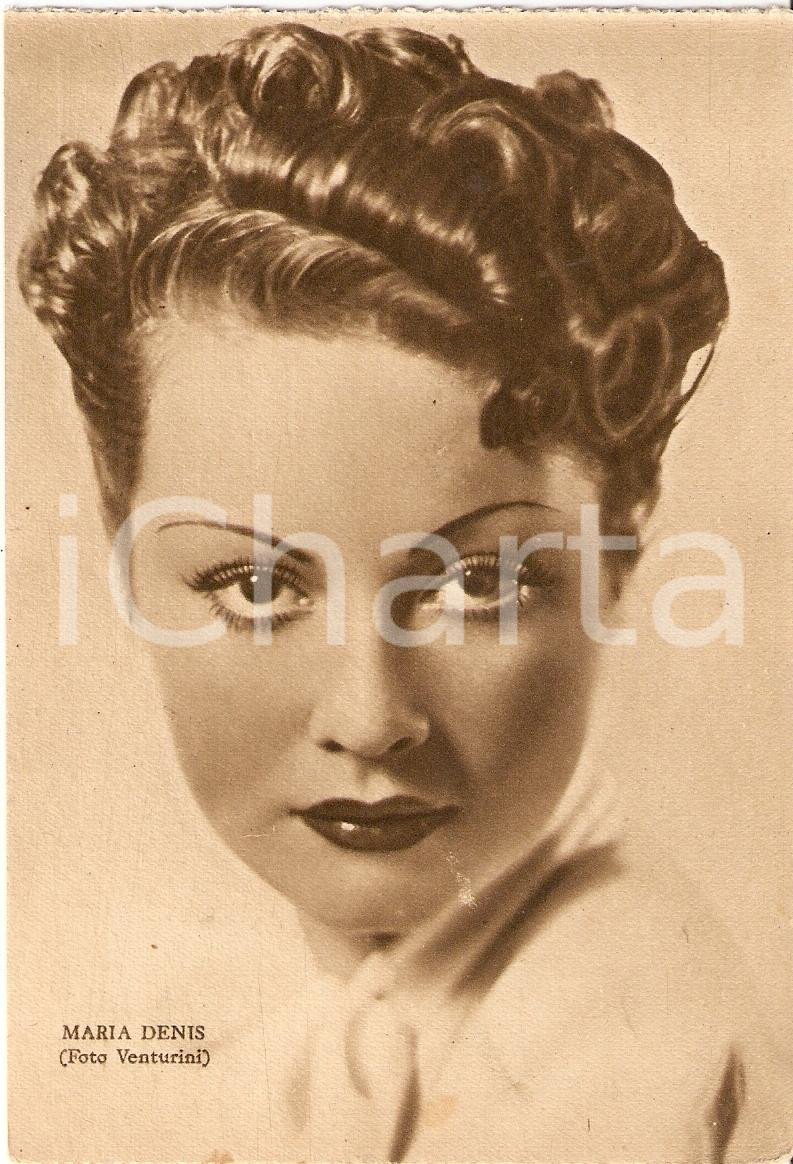 Cartolina originale da collezione 1939 MARIA DENIS Fotografia seriale RIZZOLI Foto Venturini FG NV 1