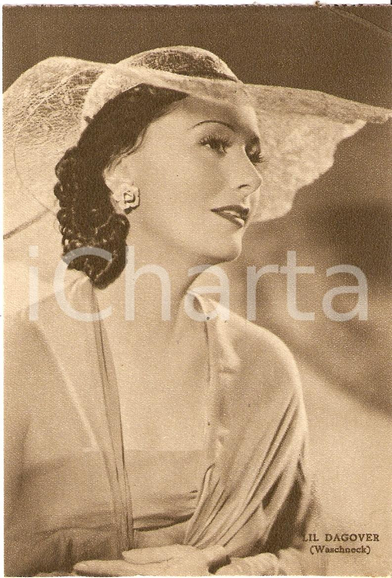 Cartolina originale da collezione 1939 LIL DAGOVER Fotografia seriale RIZZOLI Waschneck FG NV 1