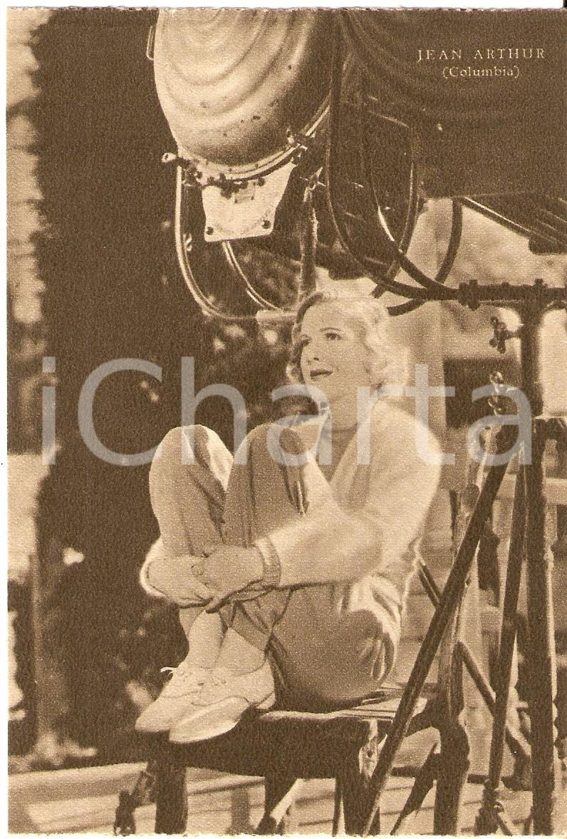 Cartolina originale da collezione 1939 JEAN ARTHUR Fotografia seriale RIZZOLI Columbia FG NV 1