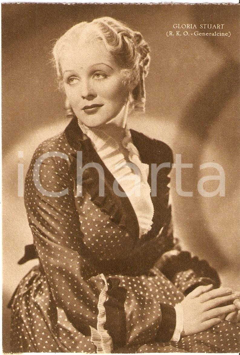 Cartolina originale da collezione 1939 GLORIA STUART  Fotografia seriale RIZZOLI RKO Generalcine FG NV 1