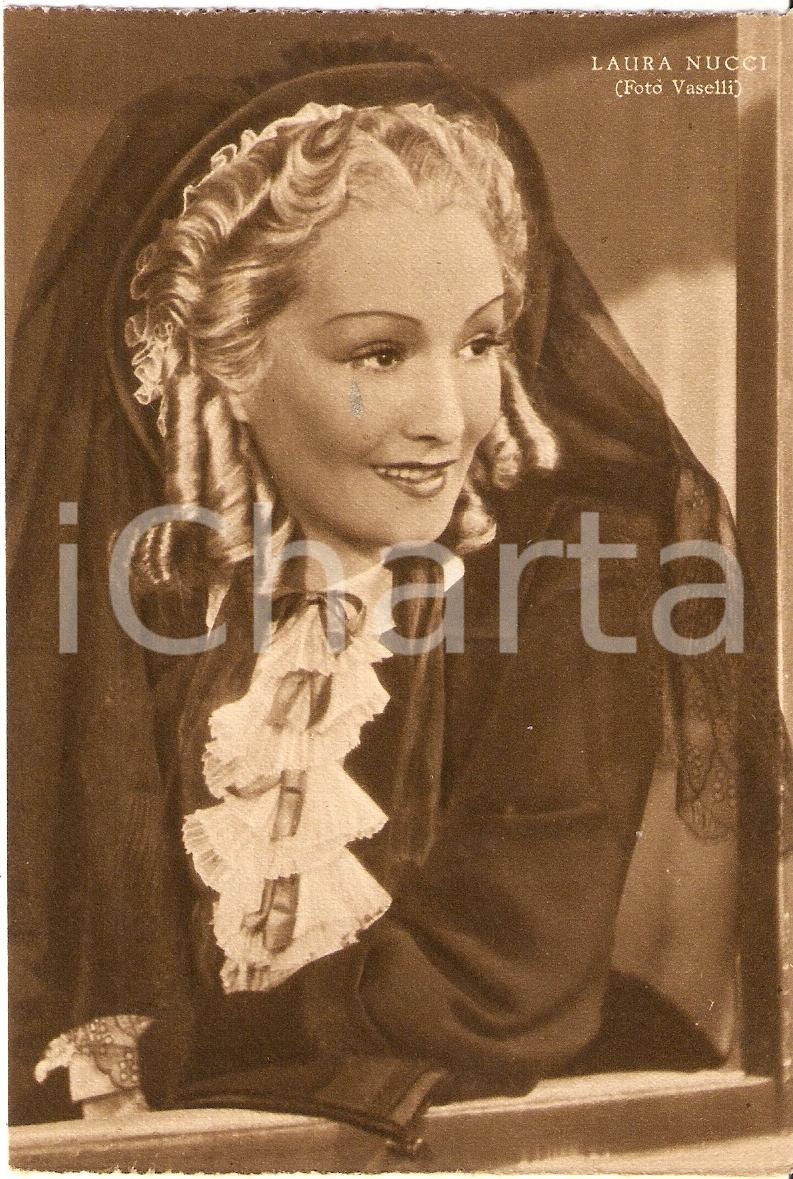 Cartolina originale da collezione 1939 LAURA NUCCI Fotografia seriale RIZZOLI Foto Vaselli FG NV 1