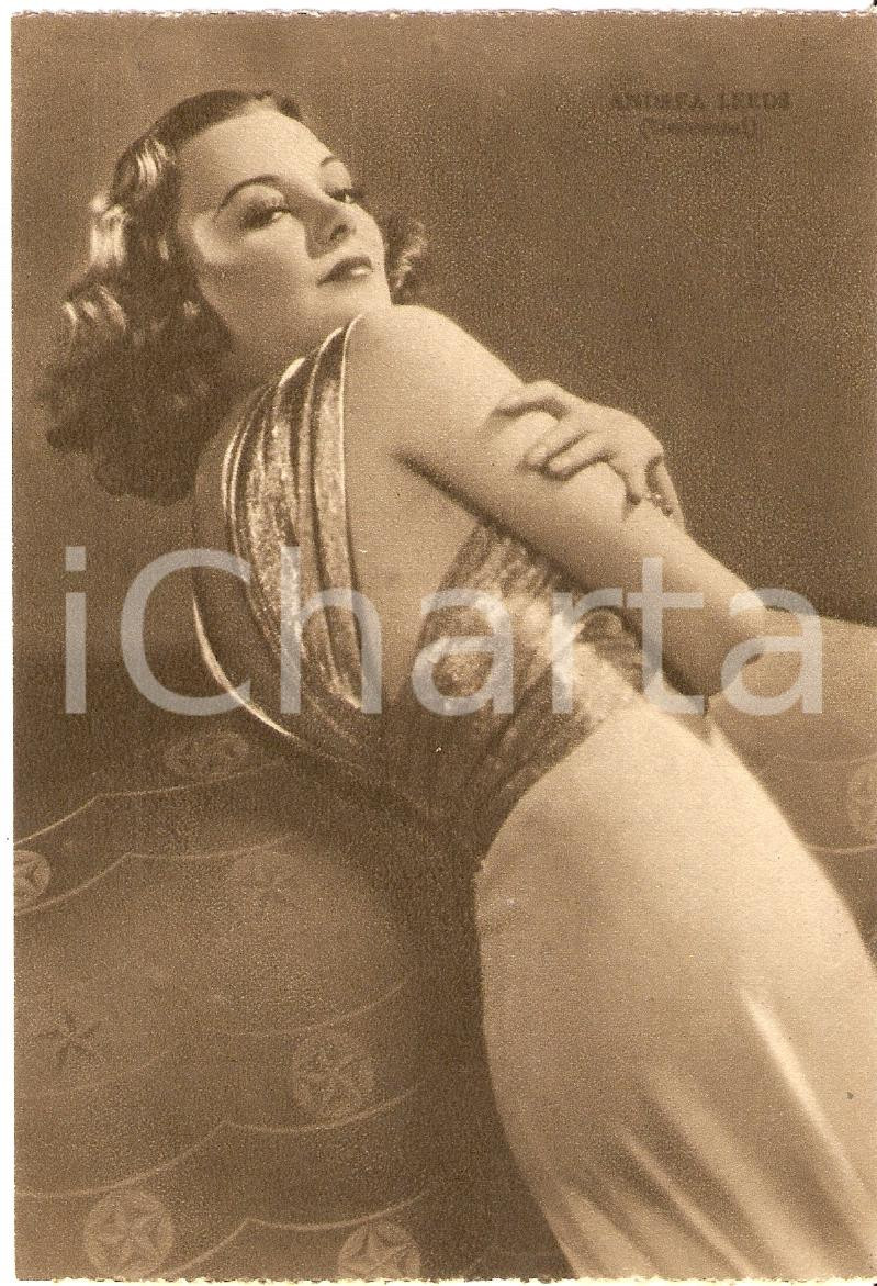 Cartolina originale da collezione 1939 ANDREA LEEDS Fotografia seriale RIZZOLI FG NV 1