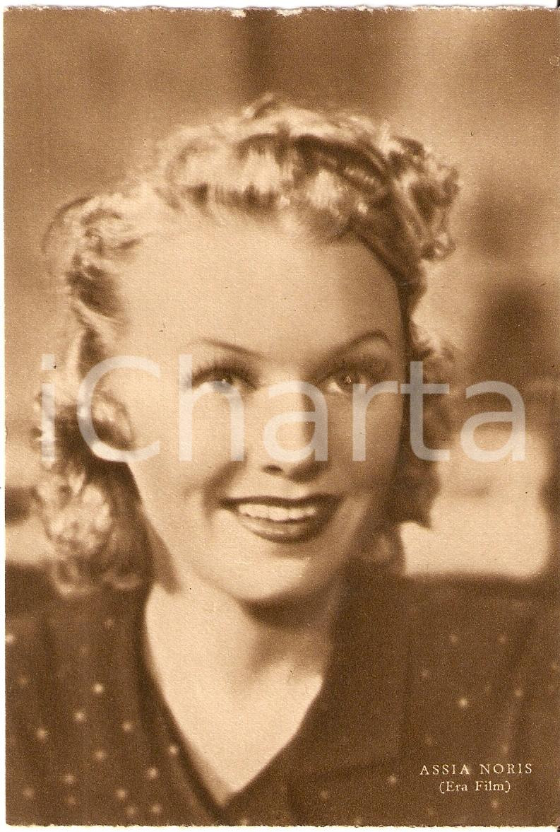 Cartolina originale da collezione 1939 ASSIA NORIS Fotografia seriale RIZZOLI Era Film FG NV 1