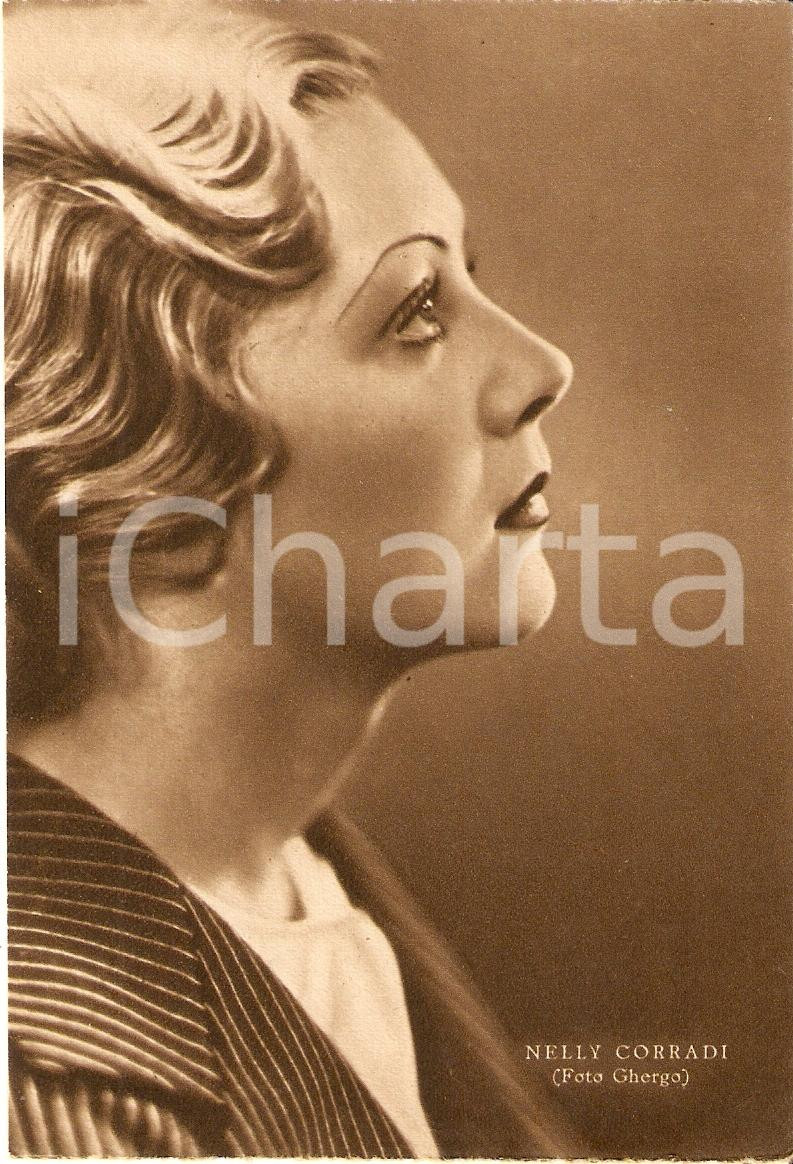 Cartolina originale da collezione 1939 NELLY CORRADI Fotografia seriale RIZZOLI Foto Ghergo FG NV 1