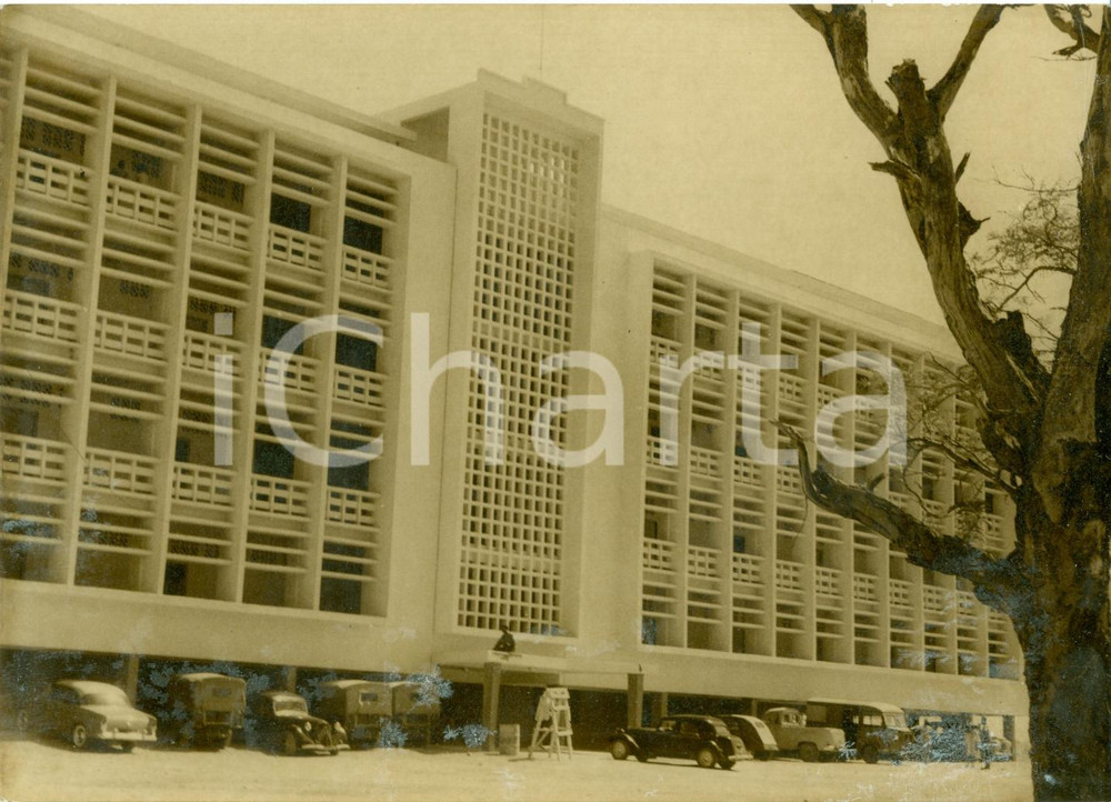 Fotografia d epoca originale 1966 OUAGADOUGOU BURKINA FASO Il Palazzo del Governo Fotografia 1