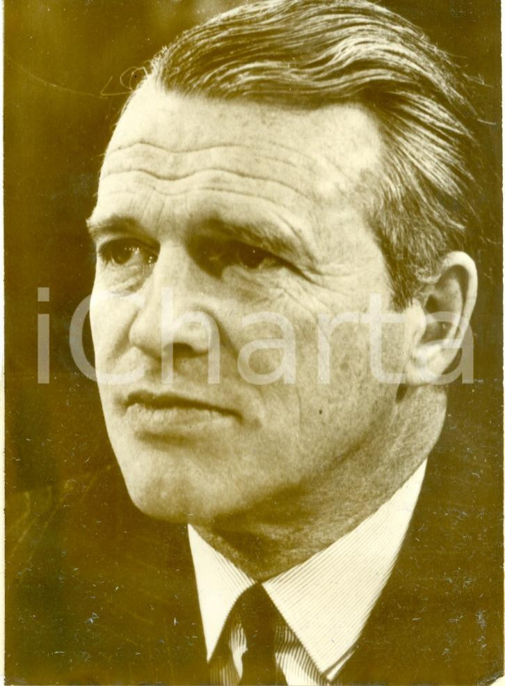 Fotografia d epoca originale 1969 PARIS Ritratto Emile VAN LENNEP SecrÃ©taire GÃ©nÃ©ral OCDE Fotografia 1