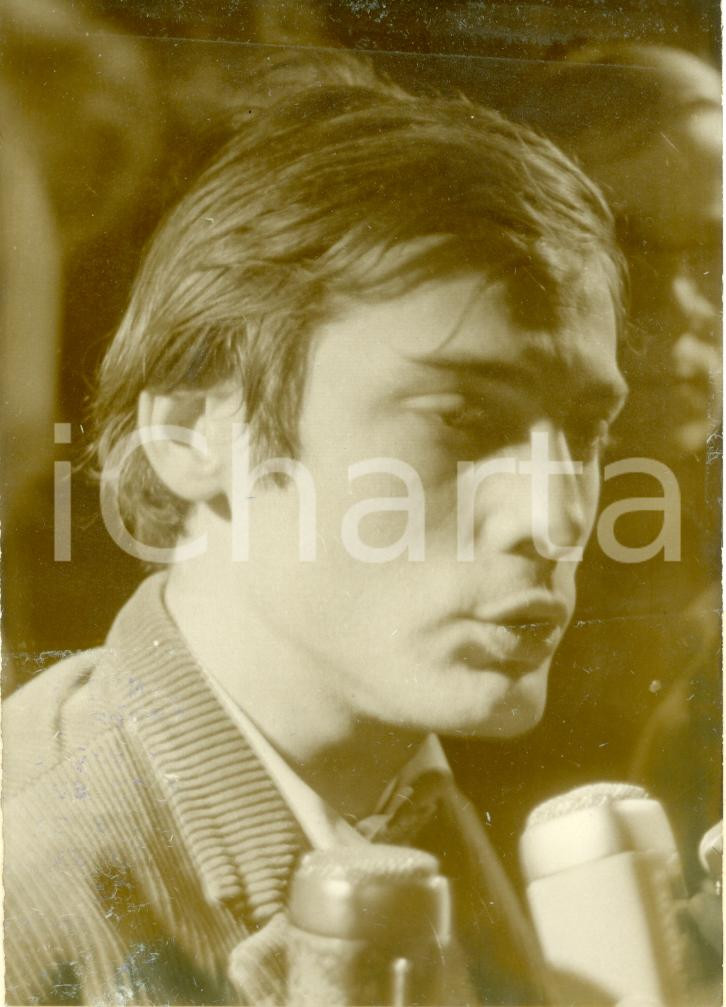 Fotografia d epoca originale 1968 PARIS Ritratto Jacques SAUVAGEOT nouveau prÃ©sident U.N.E.F. Fotografia 1