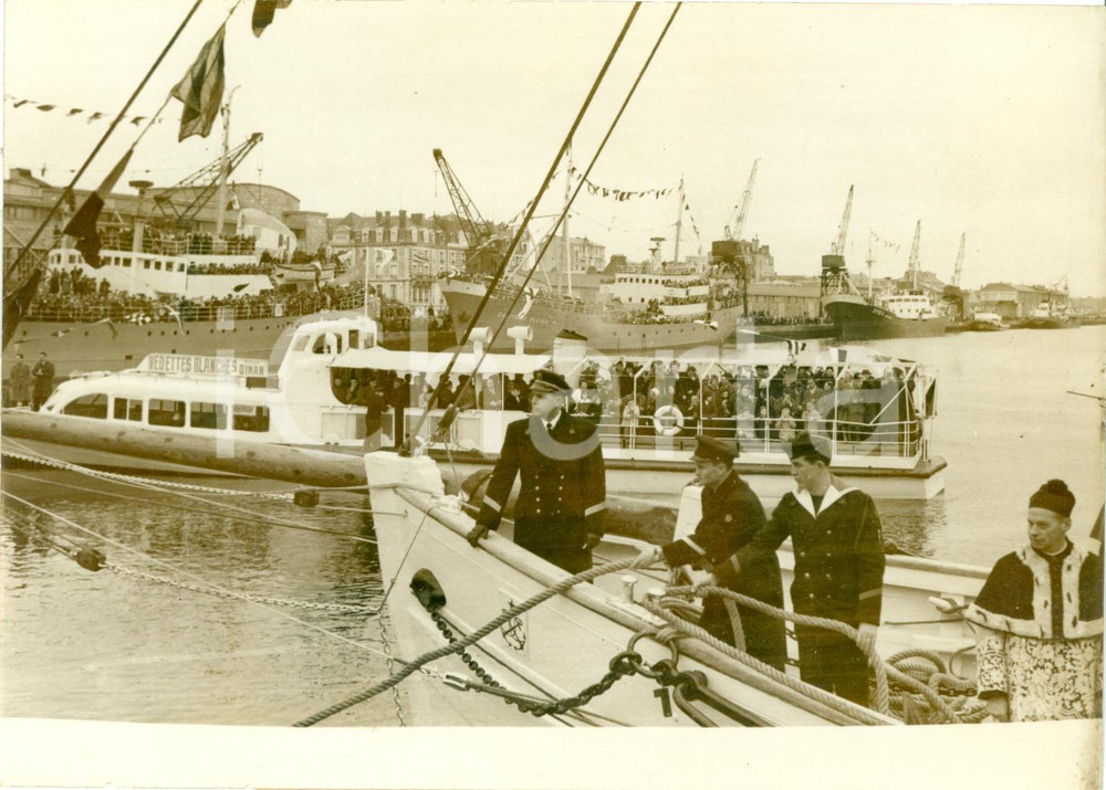 Fotografia d epoca originale 1961 SAINTMALO F CÃ©rÃ©monie du 35Â° Pardon de TERRESNEUVAS Fotografia 1