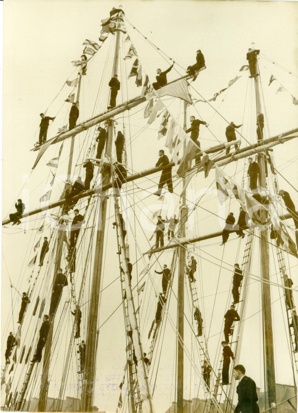 Fotografia d epoca originale 1961 SAINTMALO F CÃ©rÃ©monie du Pardon de TERRESNEUVAS Fotografia 1