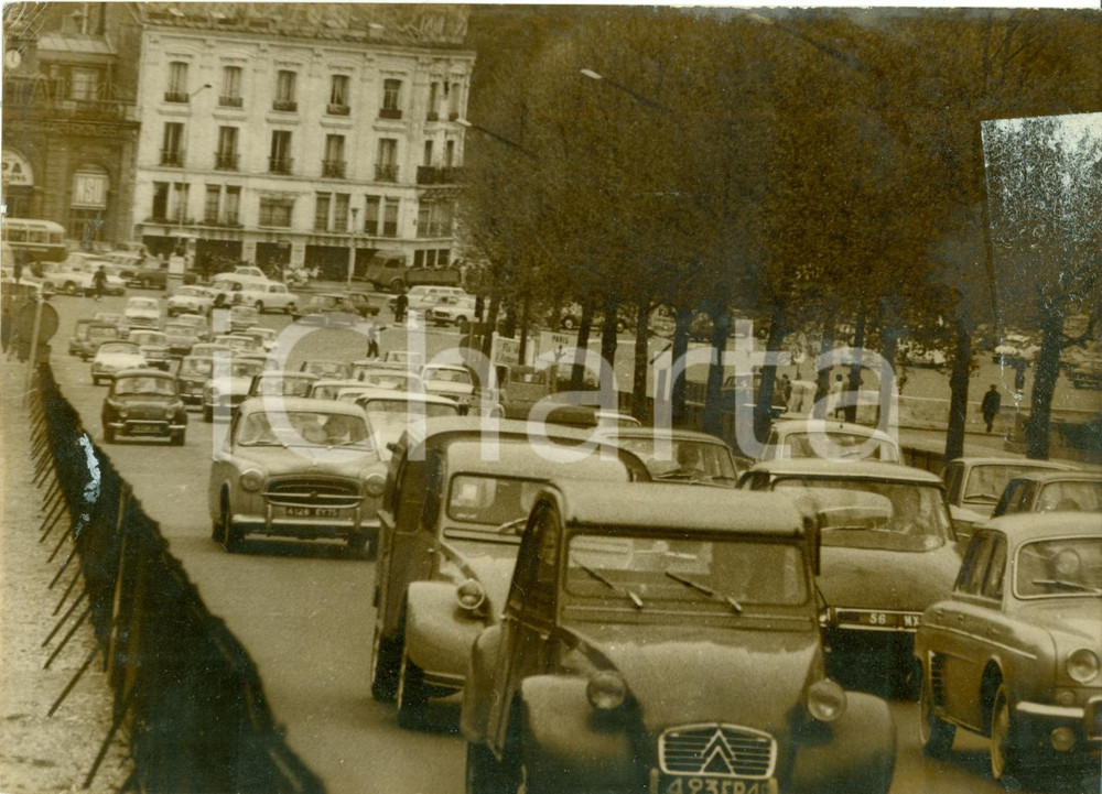 Fotografia d epoca originale 1964 PARIS Les grands dÃ©parts pour le weekend Tunnel SAINTCLOUD Fotografia 1
