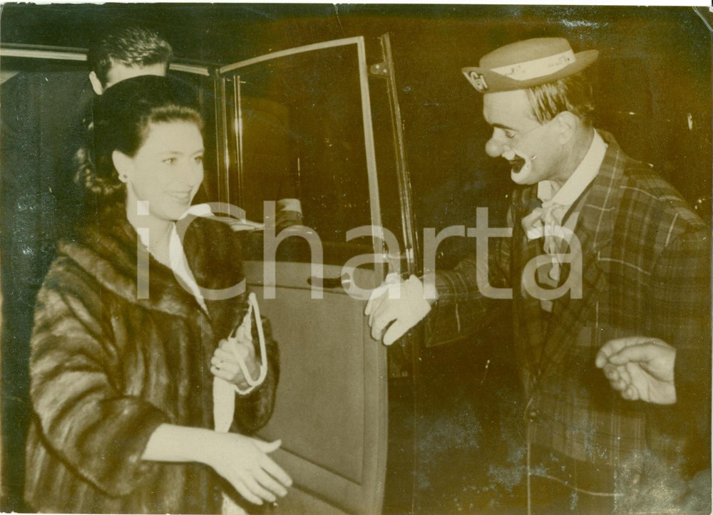 Fotografia d epoca originale 1962 LONDON UK Princess MARGARET at BILLY SMART S circus  Fotografia 1