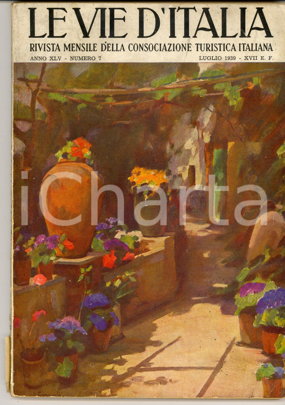 Giornale, rivista storica 1939 LE VIE D ITALIA Rivista TCI Colonie estive fasciste Anno XLV n. 7 1