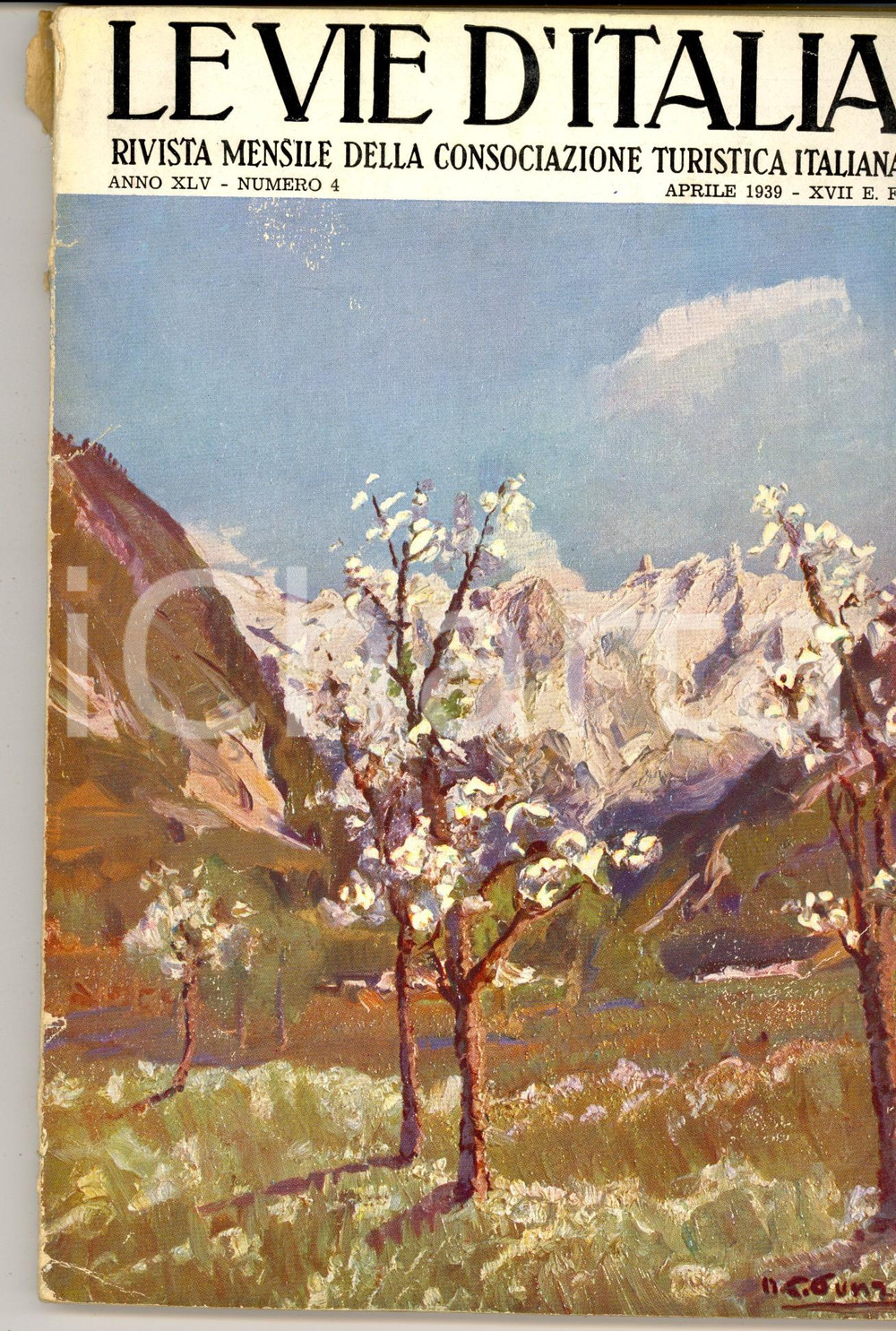 Giornale, rivista storica 1939 LE VIE D ITALIA Rivista TCI Industria mineraria autarchica Anno XLV n. 4 1