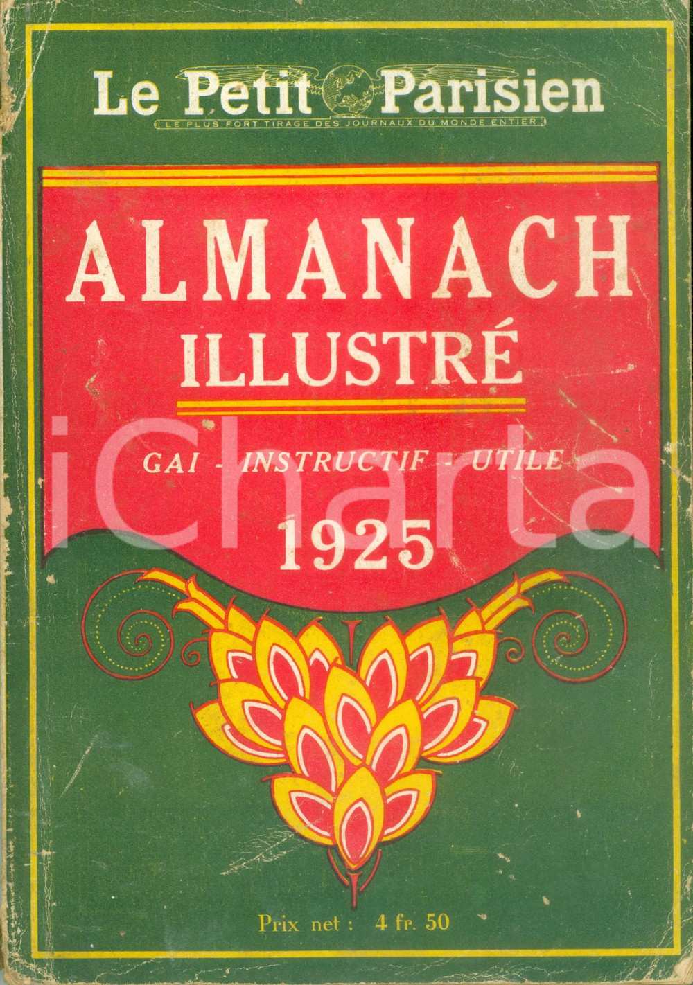 Libro, pubblicazione d epoca 1925 LE PETIT PARISIEN Almanach illustré gai instructif utile ILLUSTRATO 1