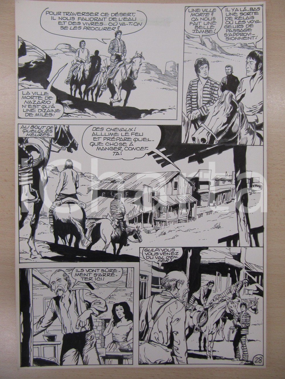 1990 BD WESTERN FRANCE BILLY BOYD N° 2 El Cobra! tav.28 Original BERNASCONI LUBE
