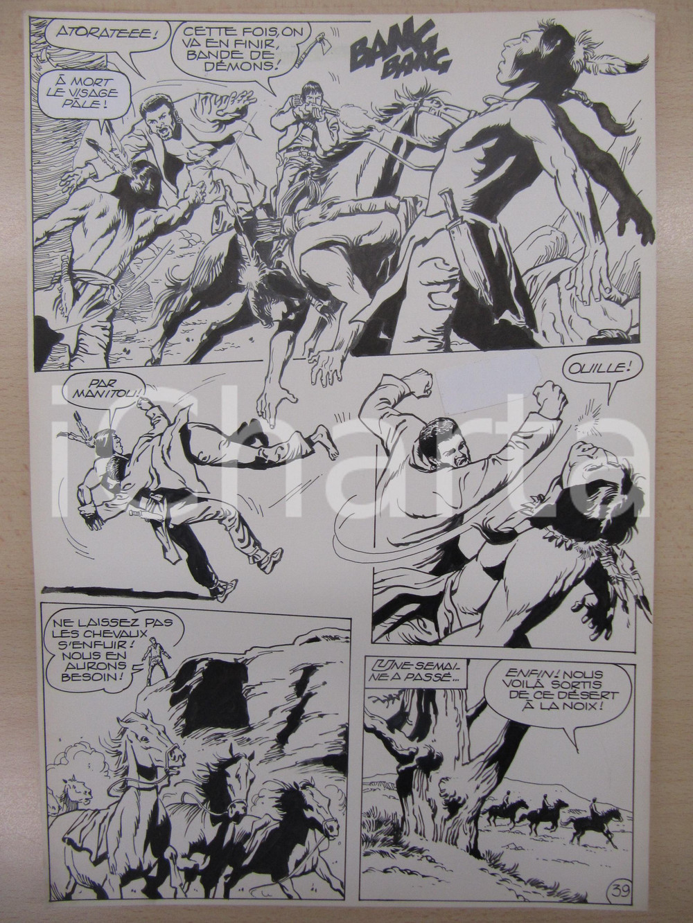 1990 BD WESTERN FRANCE BILLY BOYD N° 2 El Cobra! tav.39 Original BERNASCONI LUBE