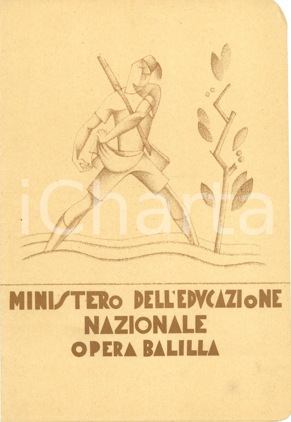 Oggetto da collezione cartaceo 1933 LIVORNO Pagella Clotilde PAPINI Scuola elementare SCALI UGO BOTTI 1
