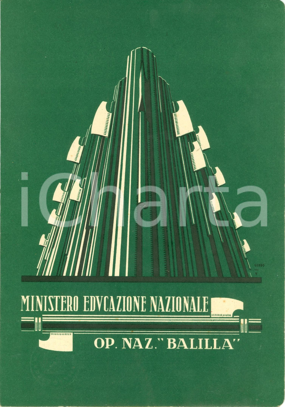 Oggetto da collezione cartaceo 1932 LIVORNO Pagella Clotilde PAPINI Scuola elementare SCALI UGO BOTTI 1
