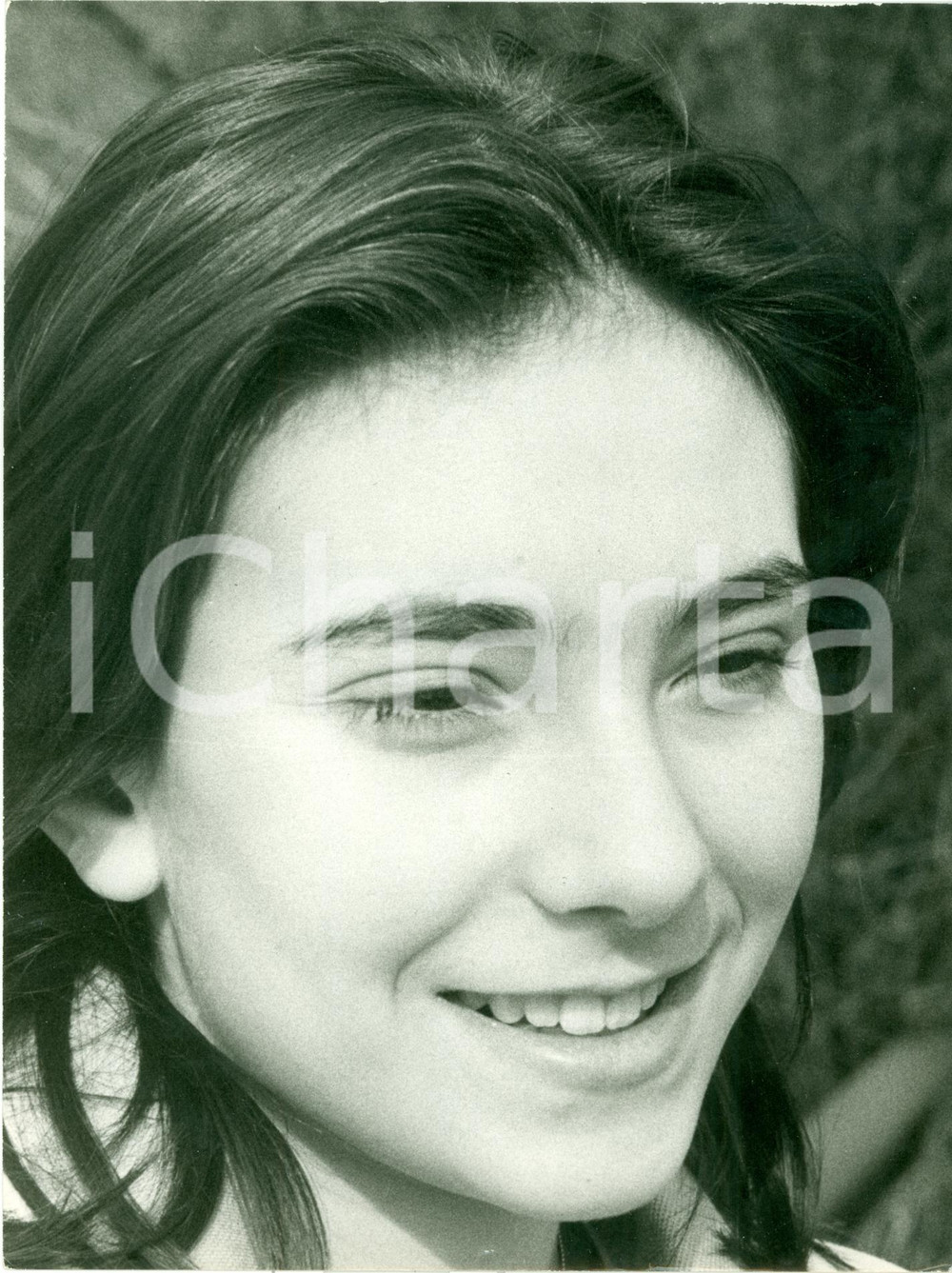 Fotografia d epoca originale 1980 ca TENNIS Ritratto primo piano di Manuela ZONI Fotografia 1