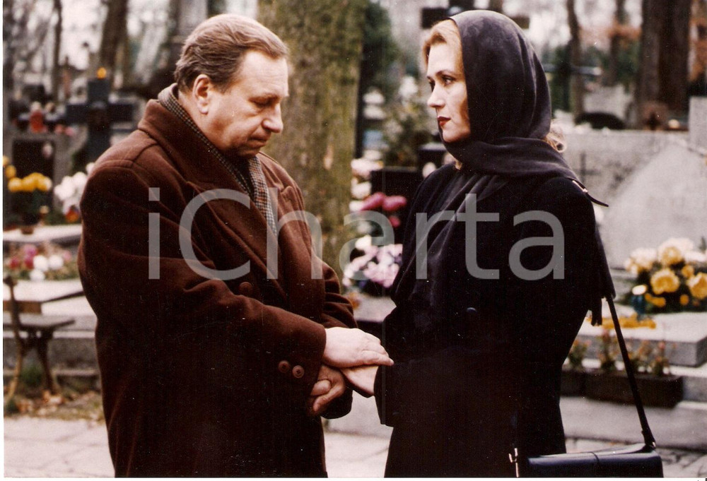 Fotografia d epoca originale 1997 HISTORIE MILOSNE Storie d amore JERZY STUHR Irina ALFYOROVA Foto di scena 1