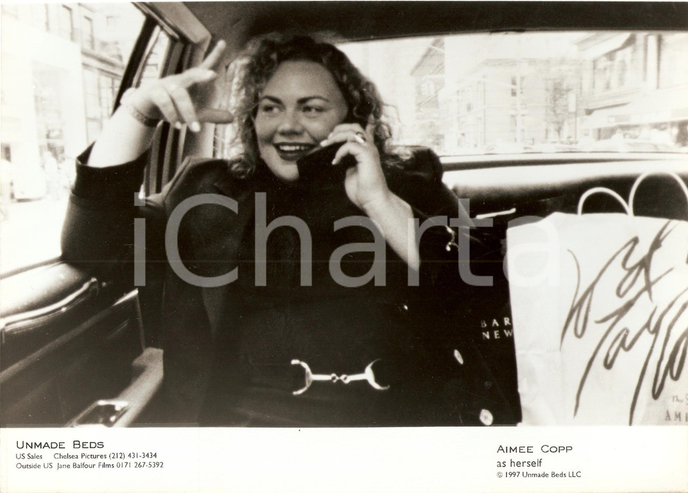 Fotografia d epoca originale 1997 UNMADE BEDS Aimee COPP at the phone NICHOLAS BARKER Foto di scena 1