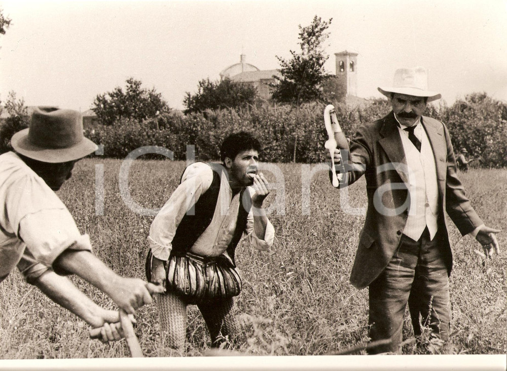 Fotografia d epoca originale 1976 NOVECENTO Burt LANCASTER Giacomo RIZZO Foto di scena BERNARDO BERTOLUCCI 1