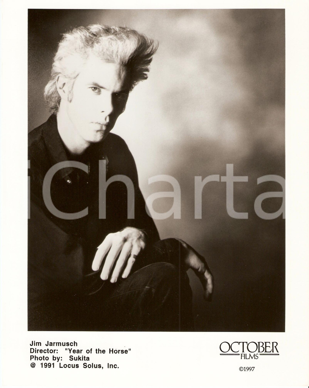 Fotografia d epoca originale 1997 JIM JARMUSCH Year of the horse MASAYOSHI SUKITA Foto di scena 1