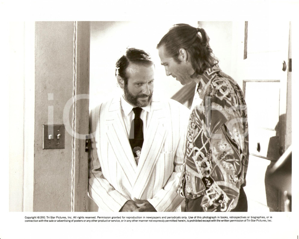 Fotografia d epoca originale 1991 THE FISHER KING Robin WILLIAMS Jeff BRIDGES Terry GILLIAM Foto di scena 1