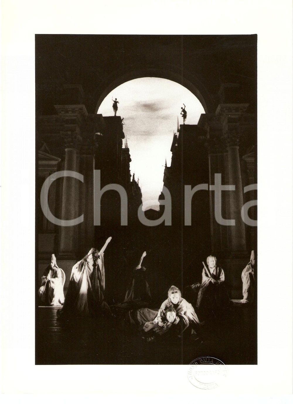 Fotografia d epoca originale 1990 VICENZA Teatro Olimpico DIONYSUS Scot Suzuki Company of Toga TADASHI SUZUKI 1