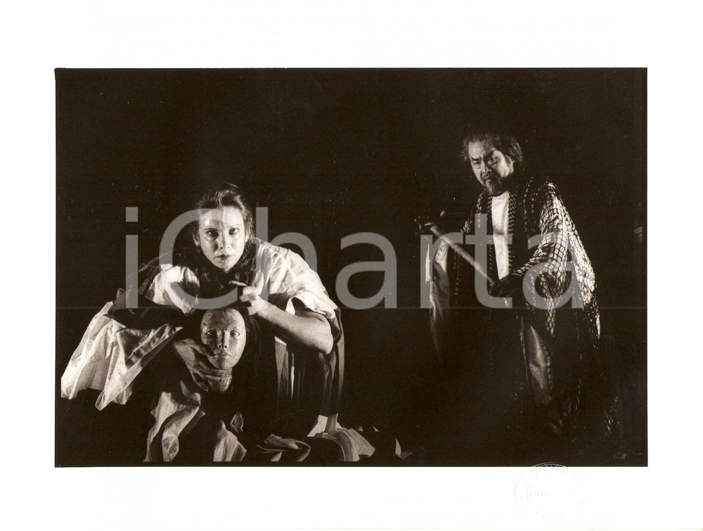 Fotografia d epoca originale 1990 DIONYSUS Scot Suzuki Company of Toga TADASHI SUZUKI Teatro Olimpico VICENZA 1