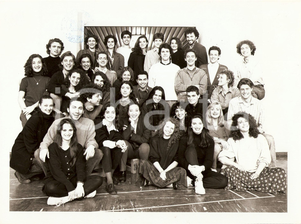 Fotografia d epoca originale 1992 TEATRO STABILE TORINO Foto di gruppo ALLIEVI 1992/93 Pilade Calderon Foto 1
