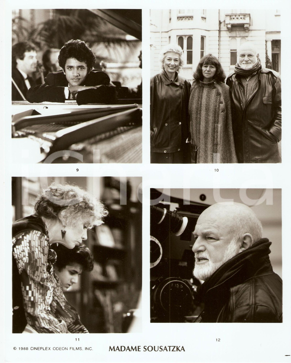 Fotografia d epoca originale 1988 MADAME SOUSATZKA Shirley MACLAINE Navin CHOWDHRY Bernice RUBENS Foto 1