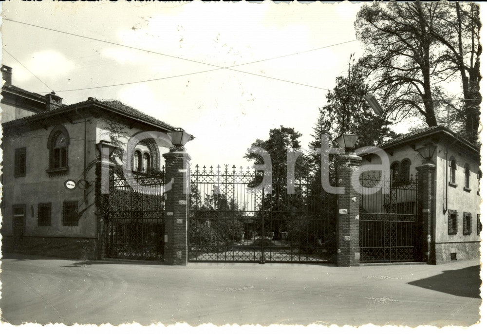 Cartolina originale da collezione 1958 MEDE PV Esterno Villa CONTE MASSAZZA Cartolina FG VG 1